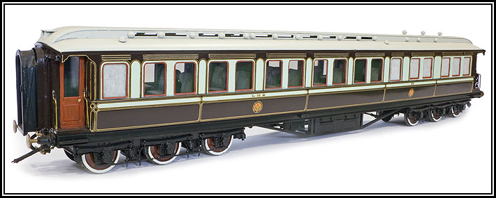 LMS Royal Train 12 wheel Dining Car in LNWR colours