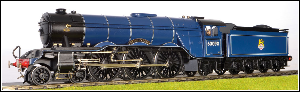 A4 Locomotives on shed on John Ryan’s layout